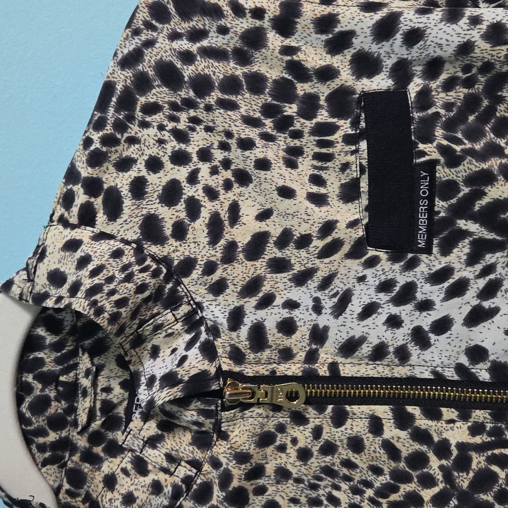 Members Only Leopard Print Jacket - Picture 3 of 8